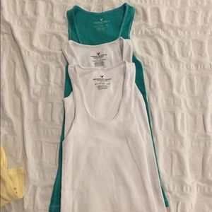 3 American Eagle tank tops. Xs